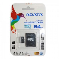 Card Micro SDXC 64 GB, clasa 10 UHS-I, 100MB/s, AData