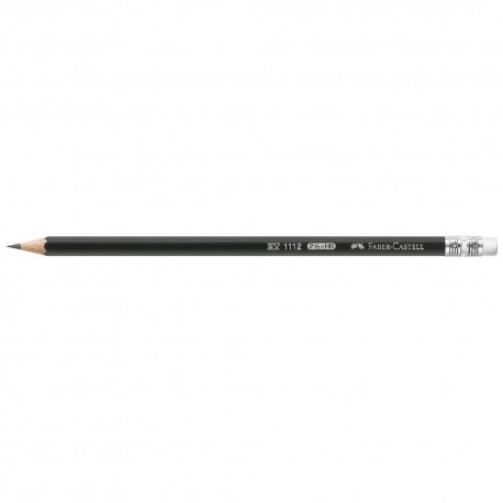 Creion HB cu radiera Faber-Castell 1112
