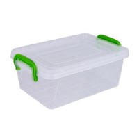 Cutie depozitare plastic, cu capac si manere, 12 L 