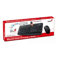 Kit tastatura & mouse fara fir (wireless) USB, Genius Smart KM-8100