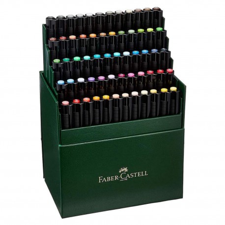 Set 60 bucati marker cu varf pensula Faber-Castell Pitt Artist Pen Brush Studio