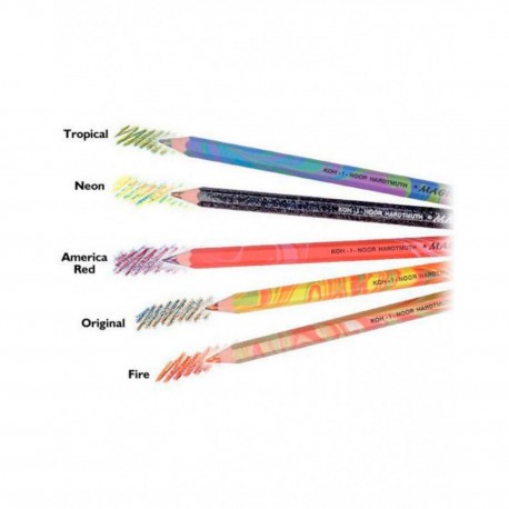 Creion colorat multicolor Koh-I-Noor Magic