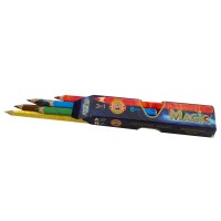 Creioane colorate multicolor Koh-I-Noor Magic Jumbo 3 in 1, 6 buc./set