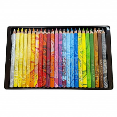 Creioane colorate multicolor Koh-I-Noor Magic Jumbo 3 in 1, 24 buc./set