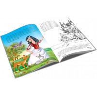 Carte de colorat cu povesti 17x24cm, 16 pagini
