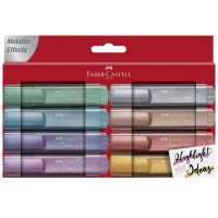 Textmarker Faber-Castell Metalizat set 8 culori
