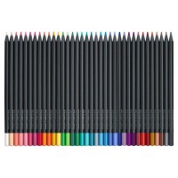 Creioane colorate Faber-Castell 36 culori Black Edition