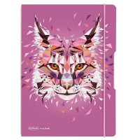Caiet A4 My.Book Flex Wild Animals, 2x40 file, Herlitz