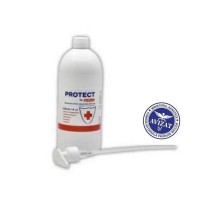 Gel dezinfectant Protect By Herlitz 1000ml (avizat Ministerul Sanatatii)