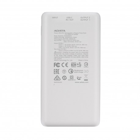 Baterie externa AData 20.000mAh (74Wh)