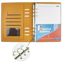 Agenda organizer A5 cu inele Nebo