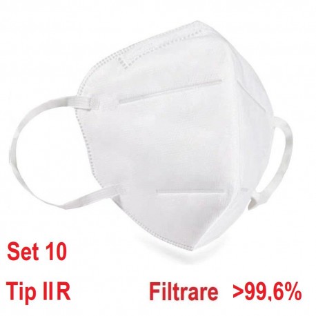 Masca medicala pentru protectie faciala standard FFP3, set 10 bucati