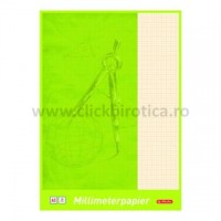 Hartie milimetrica A4 80g/mp, Herlitz