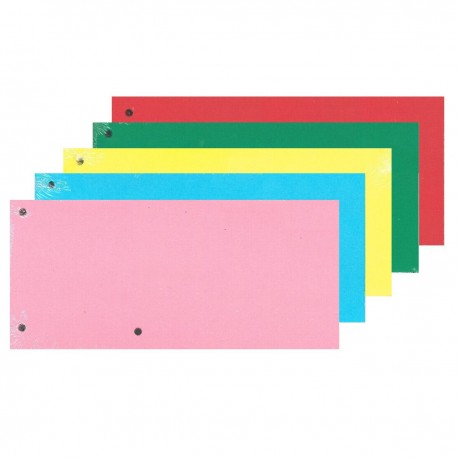 Separatoare carton 10,5x23cm, 100 buc./set, diverse culori