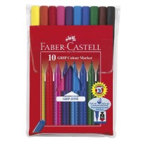 Carioca set 10 culori Faber-Castell Grip