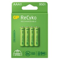 Acumulatori AAA (R3), 950mAh, set 4 buc., GP Batteries