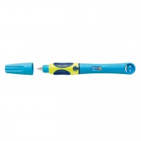 Stilou Pelikan Griffix pentru dreptaci, blister Neon Fresh Blue