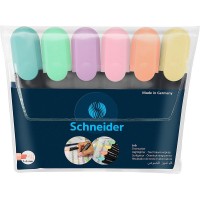 Textmarker Schneider Job Pastel set 6 culori