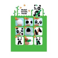Set creativ plastilina Amos iClay Panda