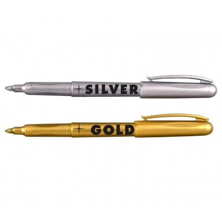 Marker Centropen 2690 argintiu/auriu, varf 1,5 - 3mm