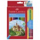 Creioane colorate Faber-Castell 36+3+1 culori + ascutitoare