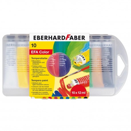 Tempera 10 culori 12 ml Eberhard Faber