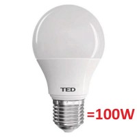 Bec LED E27, 12W, 1100 lumeni, 2700K/6400K, TED Electric