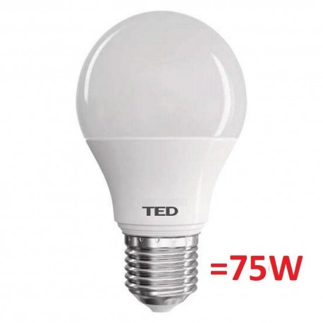 Bec LED E27, 10W, 900 lumeni, 2700K/6400K, TED Electric