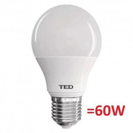 Bec LED E27, 7W, 560 lumeni, 2700K, TED Electric