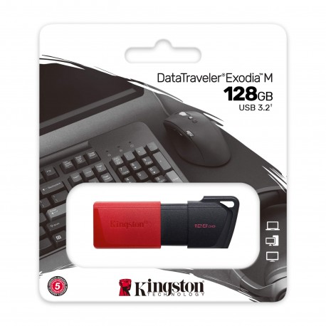 Memorie USB drive Kingston Data Traveller Exod M, 128 GB, USB 3.2