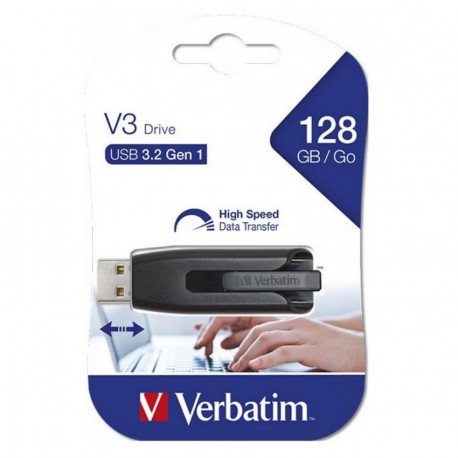 USB flash drive Verbatim Store 'n' Go V3 , 128 GB, USB 3.2