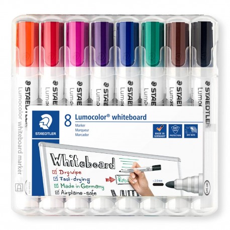 Marker whiteboard Staedtler Lumocolor 351 set 6 culori