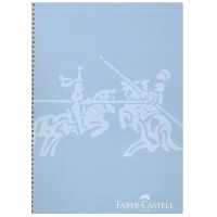 Caiet A4 80 file cu spirala, coperta plastic, velin, Faber-Castell Harmony