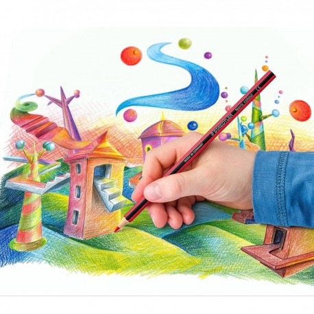 Creioane colorate 24 culori Staedtler Noris Colour