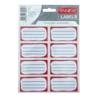 Etichete scolare 40 buc./set Tanex
