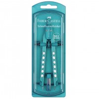 Compas Faber-Castell Factory Sparkle cu sistem de setare rapida
