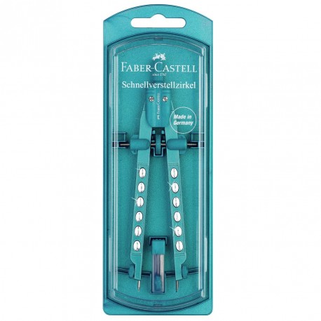 Compas Faber-Castell Factory Sparkle cu sistem de setare rapida