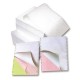 Hartie pentru imprimante matriceale A4, 3 ex., alb-roz-verde, 550seturi/cutie