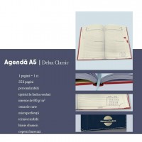 Agenda Herlitz DeLuxe A5 zilnica datata 2024