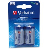 Baterie Verbatim Premium Alkaline tip C (R14), set 2 bucati