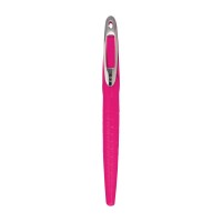 Stilou ergonomic Herlitz my.pen roz-alb