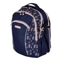 Rucsac Herlitz Ultimate Blossom, 3 compartimente, 11-15 ani