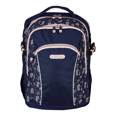 Rucsac Herlitz Ultimate Blossom, 3 compartimente, 11-15 ani