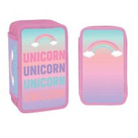 Penar echipat 3 compartimente, 39 piese, S-Cool Unicorn