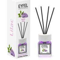 Odorizant de camera Eyfel Diffuser Liliac 120 ml, cu betisoare