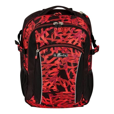 Rucsac Herlitz Ultimate Graffiti, 3 compartimente, 8-10 ani