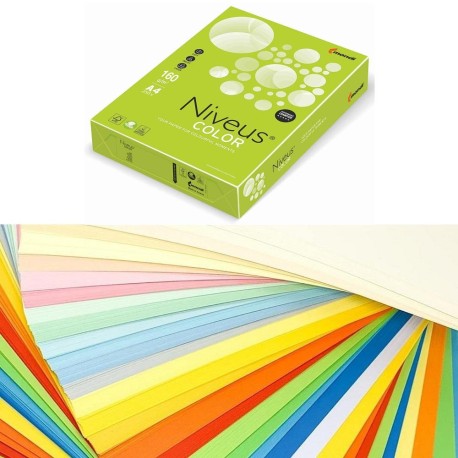 Carton A4 color Mondi Niveus, 160 g/mp, 250 coli/top