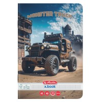 Caiet A5, 48 file, Herlitz Monster Truck, FSC