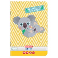 Caiet A5, 48 file, Herlitz Cute Animals, FSC