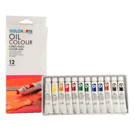 Culori ulei set 12 bucati, 12ml, Colorarte